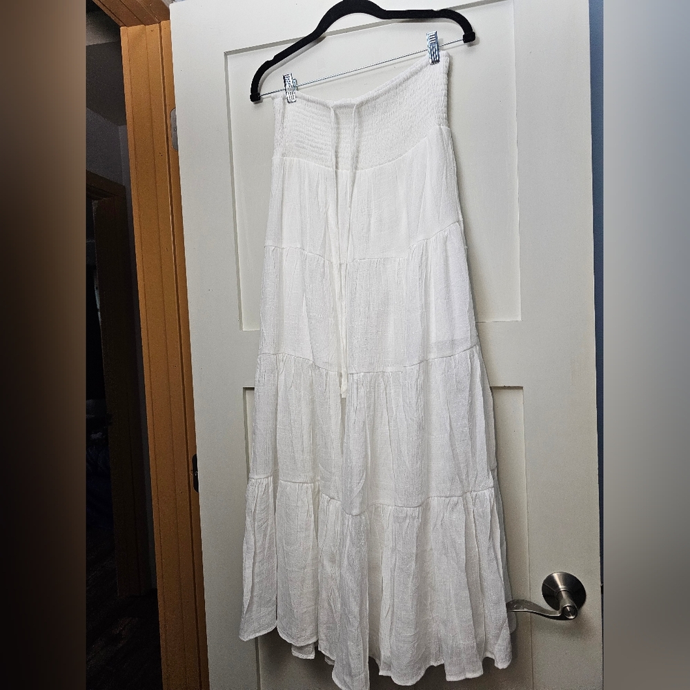 Smocked Waist Tiered Maxi Skirt - Picture 5 of 5